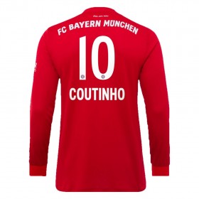 Billige Fotballdrakter FC Bayern München Philippe Coutinho 10 Hjemmedraktsett 2019/20 Langermet